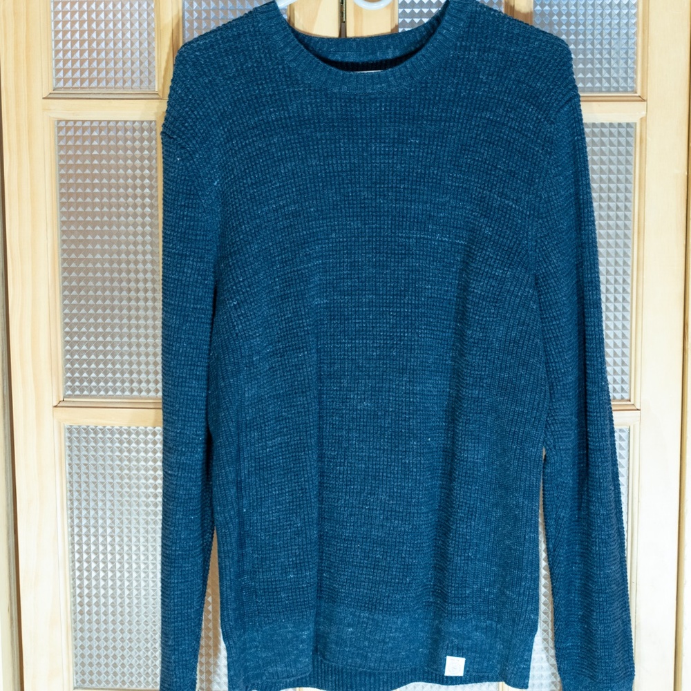 Lucky Brand Blue Crewneck Sweater